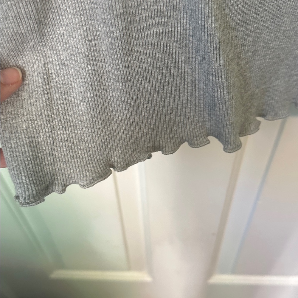 Sundance Gray Ribbed Knit Top - Picture 5 of 7